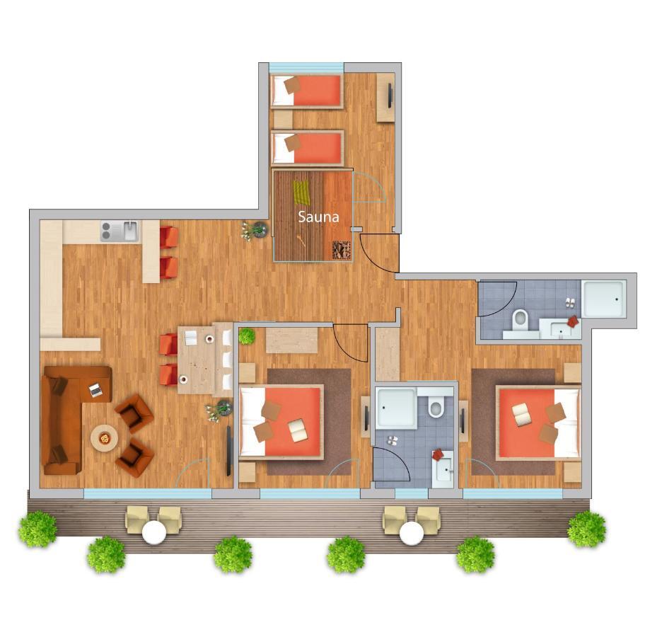 דירות Mathon Residenz Fliana Deluxe מראה חיצוני תמונה