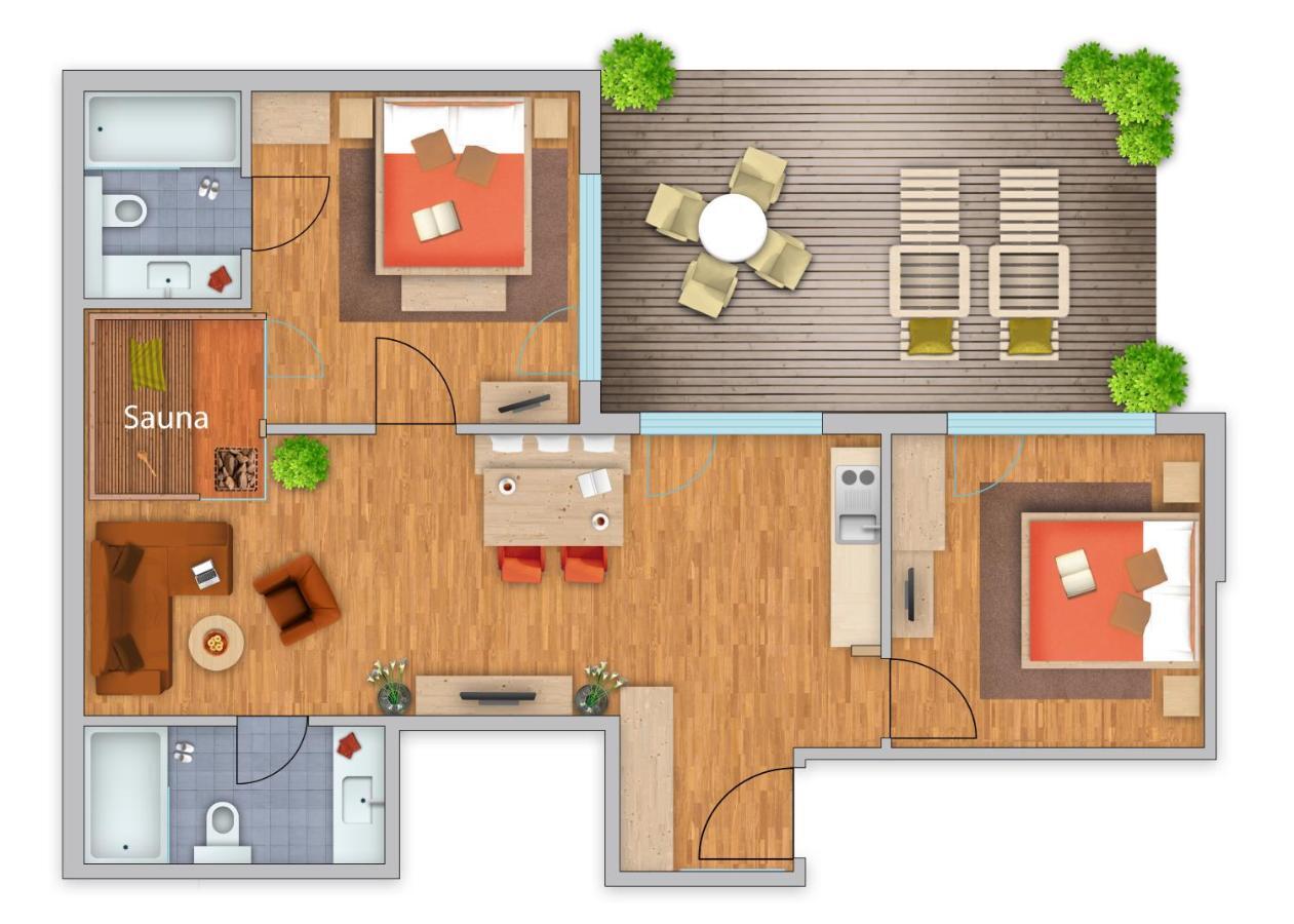 דירות Mathon Residenz Fliana Deluxe מראה חיצוני תמונה